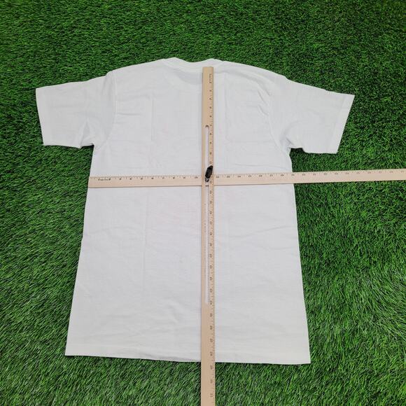 Vintage Lake-Hauto University Shirt Womens M/L 19x28 White - Picture 3 of 13